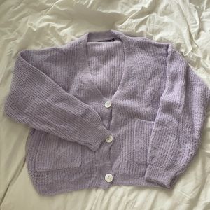 Nastygal Purple Cardigan